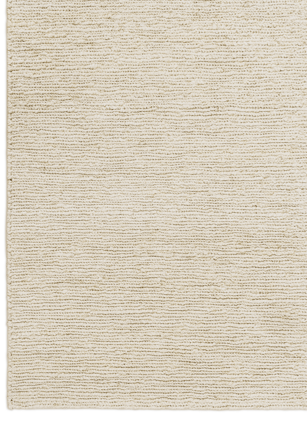 Hemp Hand Woven Rug _ White Lines