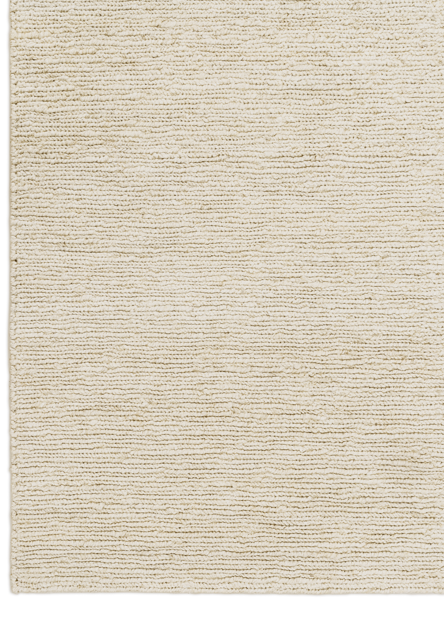 Hemp Hand Woven Rug _ White Lines