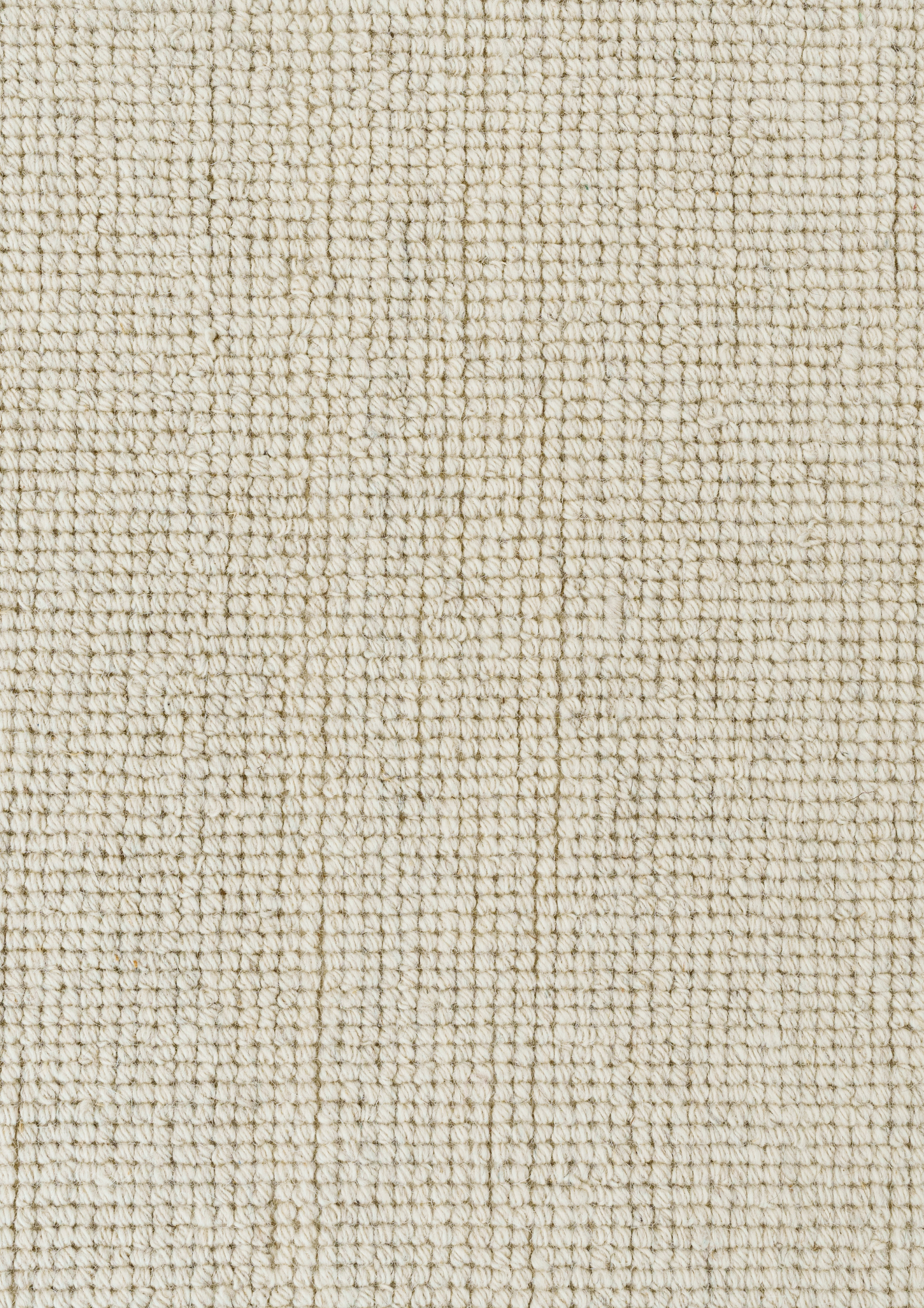 Loop Woolen Handwoven Rug _ Ecru