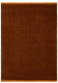 Loop Woolen Handwoven Rug _ Flame