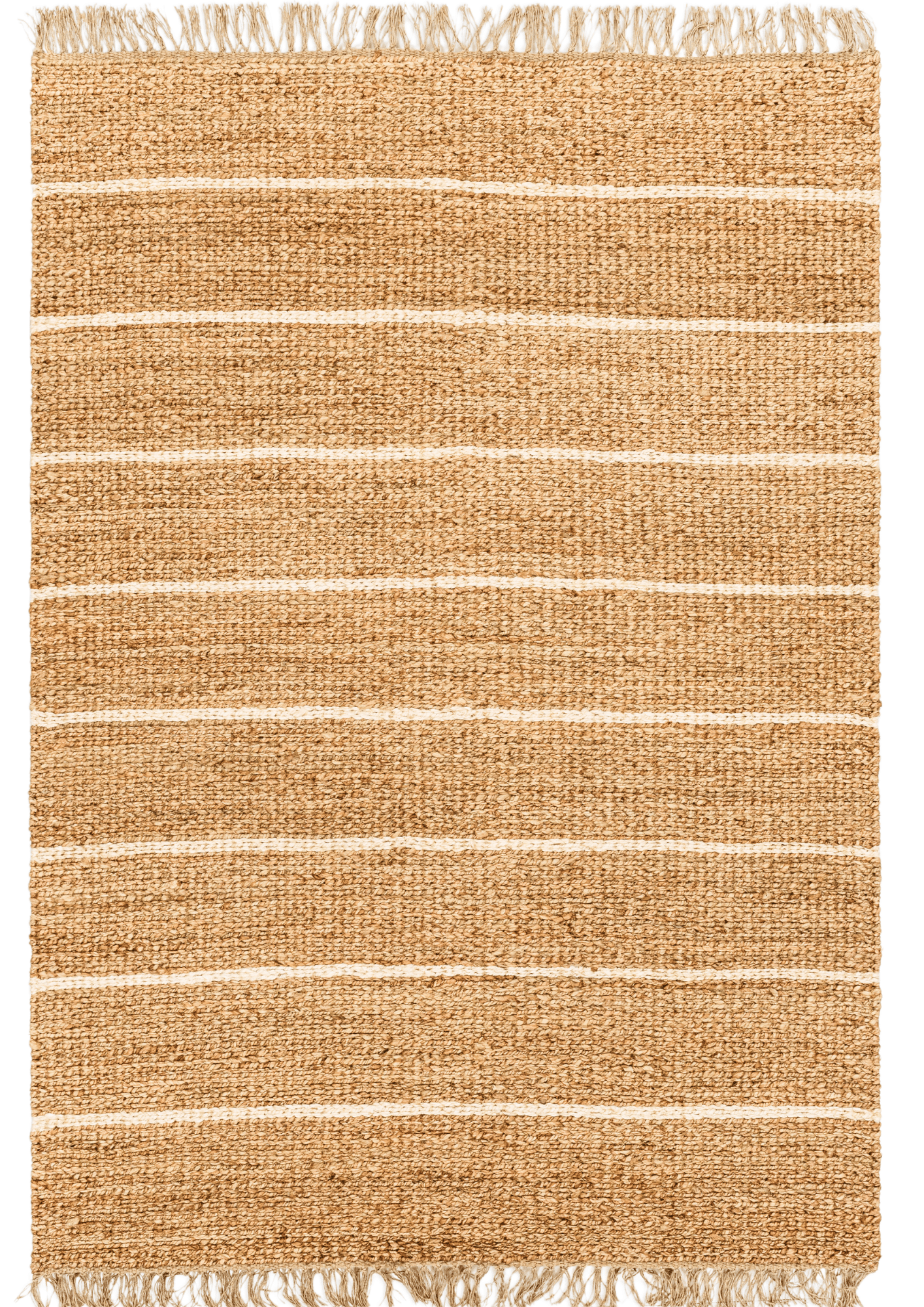 Hemp Hand Woven Rug: Castilla Fringe