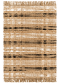 Hemp Hand Woven Rug _ Frontier Fringe