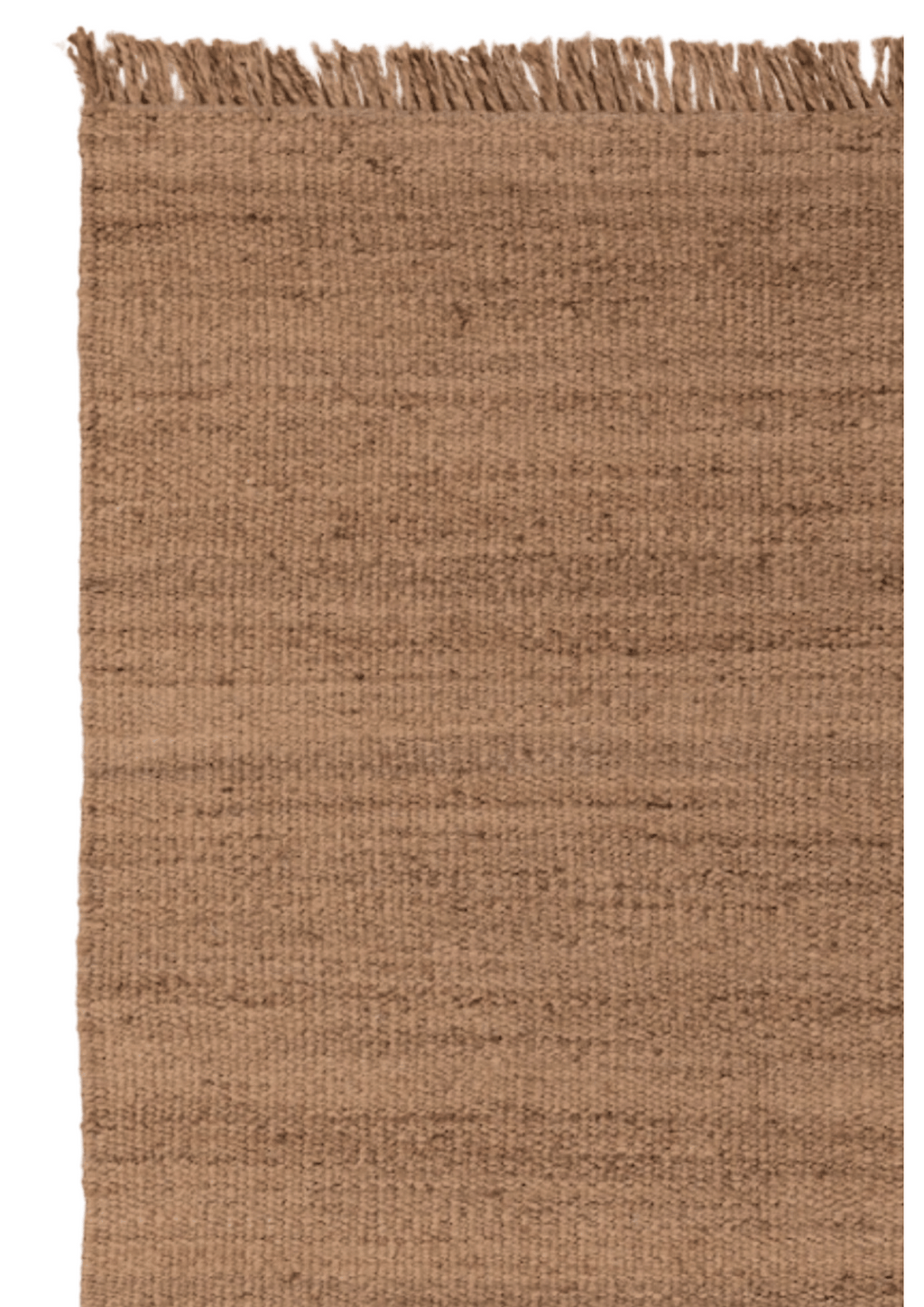 Hemp Handwoven Rug _ Cinnamon Swirl