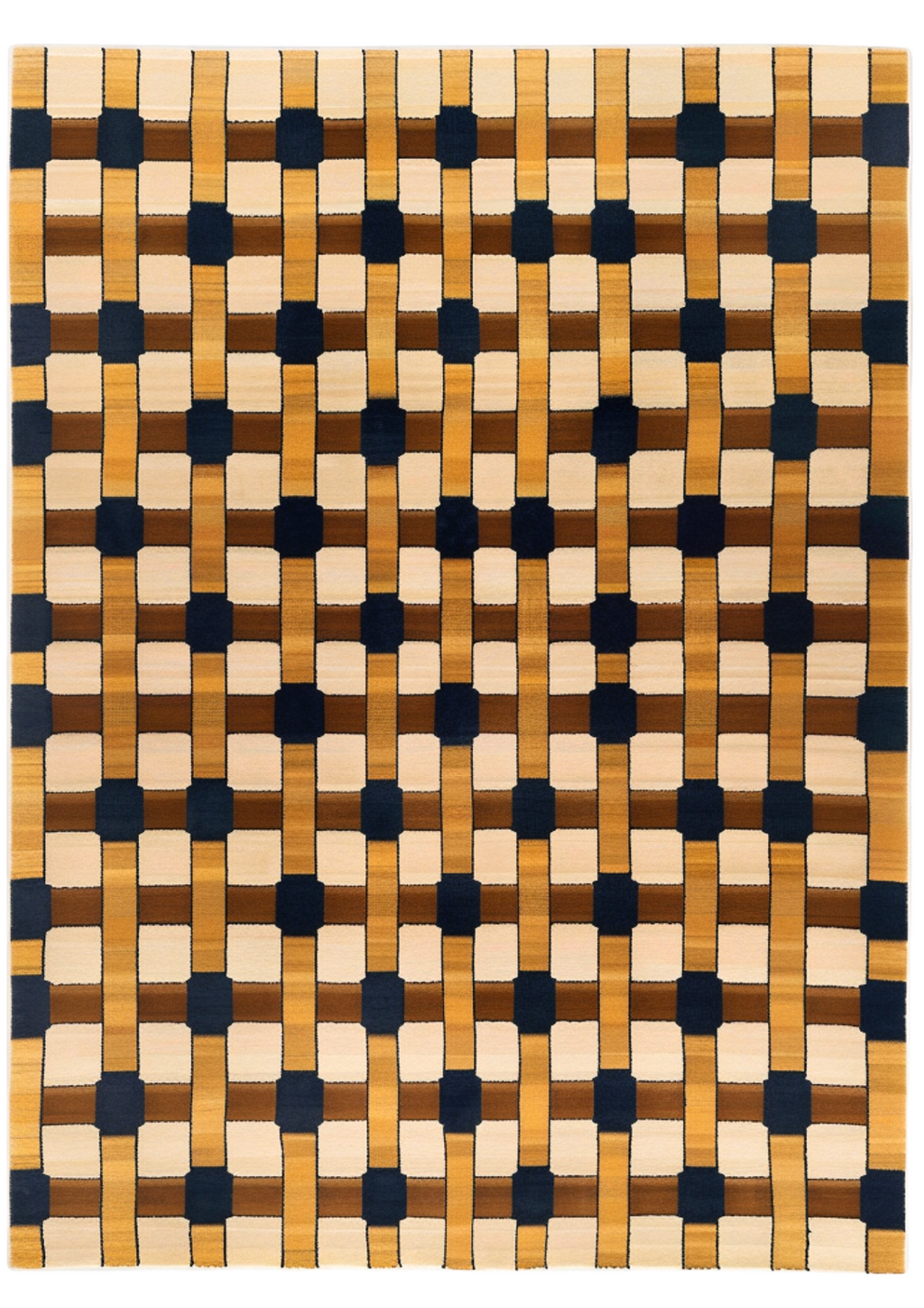 Wool Handtufted Carpet _Gridlock