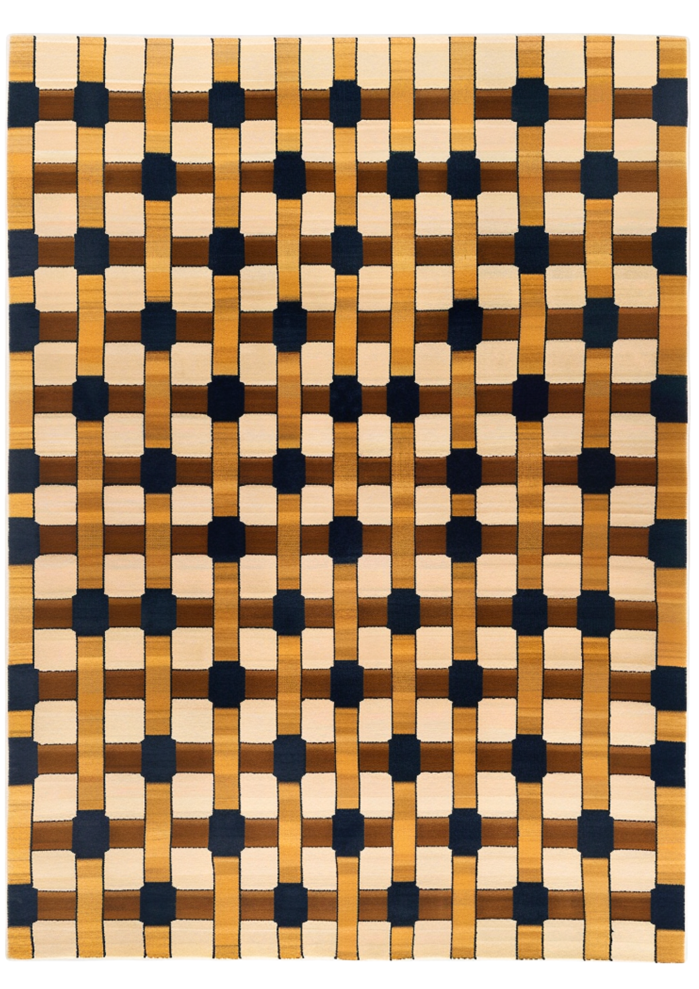 Wool Handtufted Carpet _Gridlock