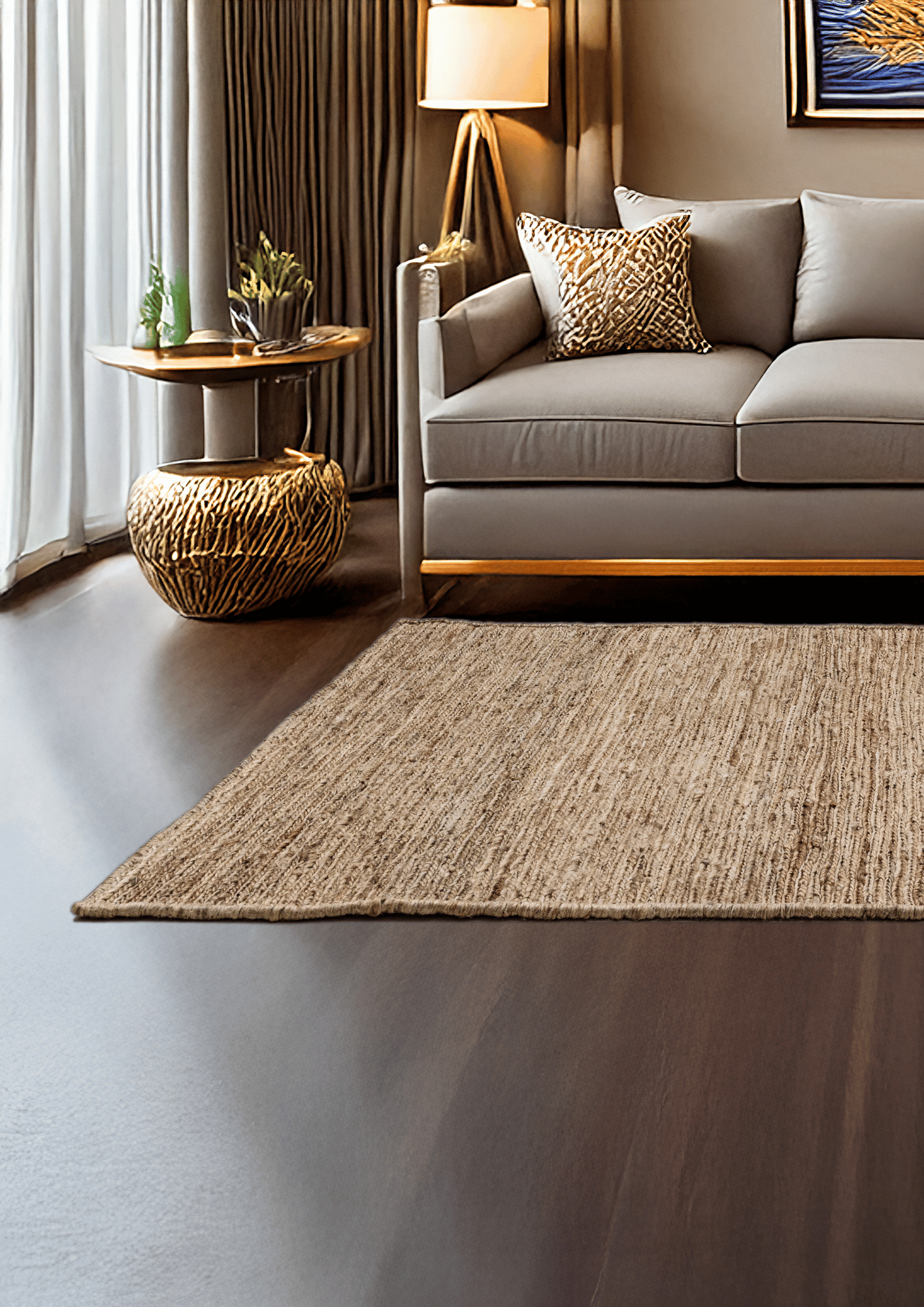 Hemp Handwoven Rug _ Yu Sumak