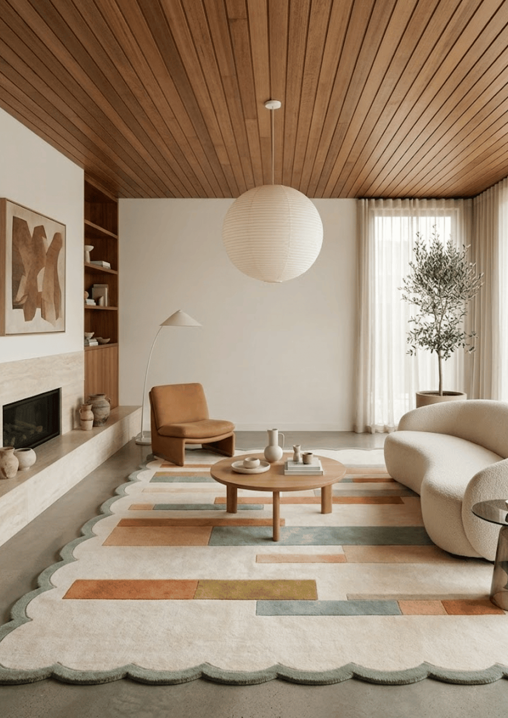 Woolen Handtufted Carpet - Rang Blocks