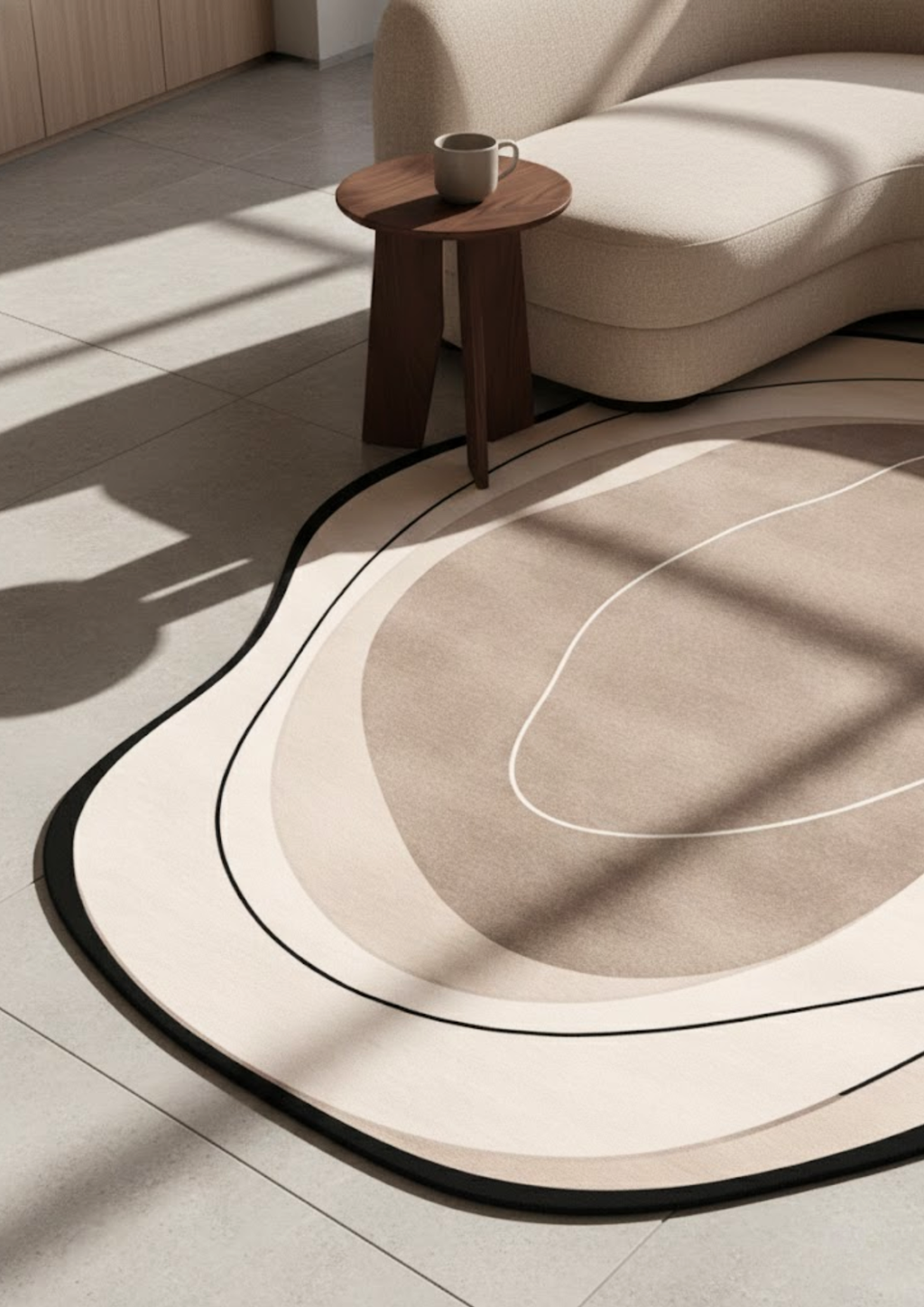 Woolen Handtufted Carpet_ Choco Topos