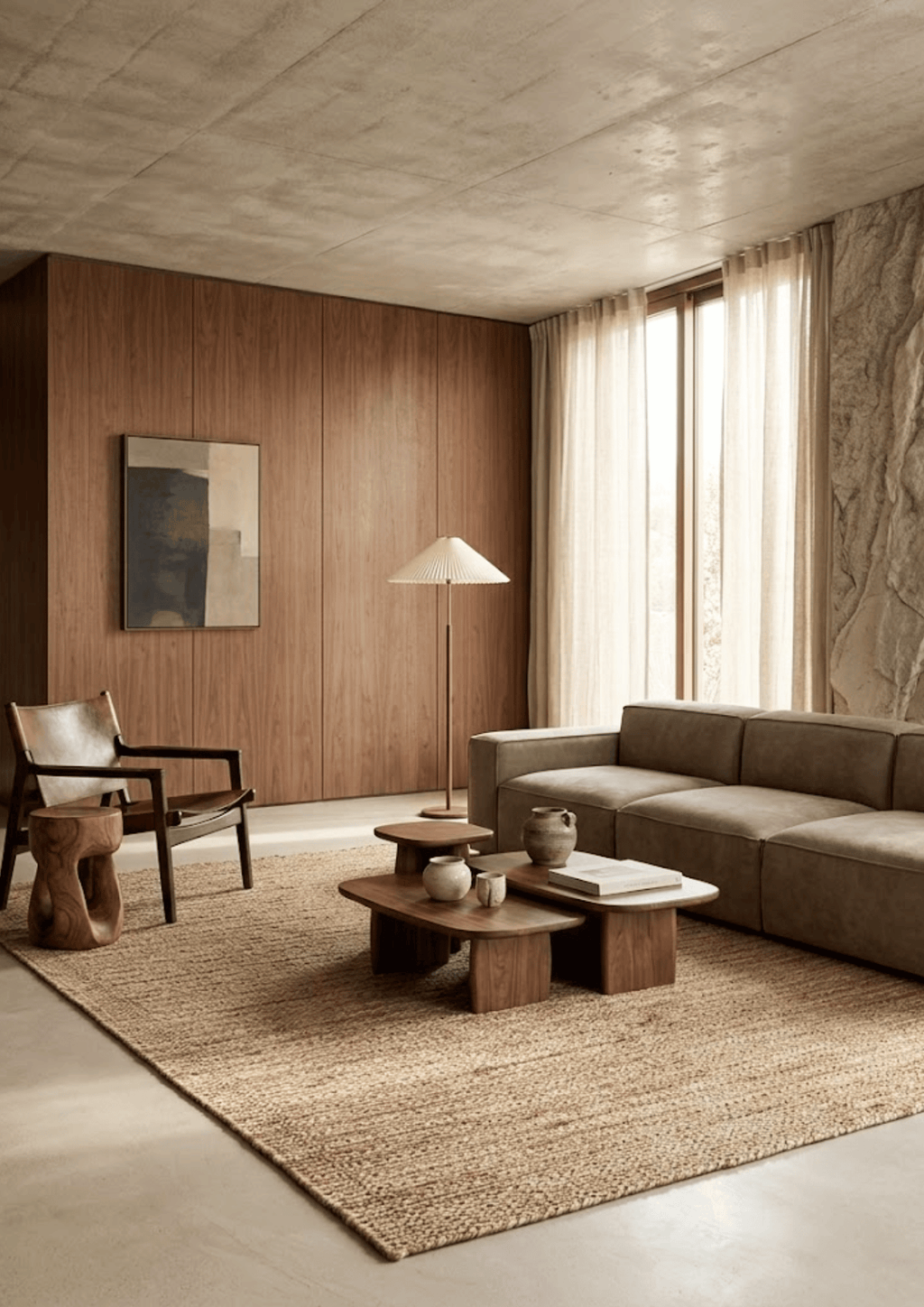 Hemp Hand Woven Rug _ Husk