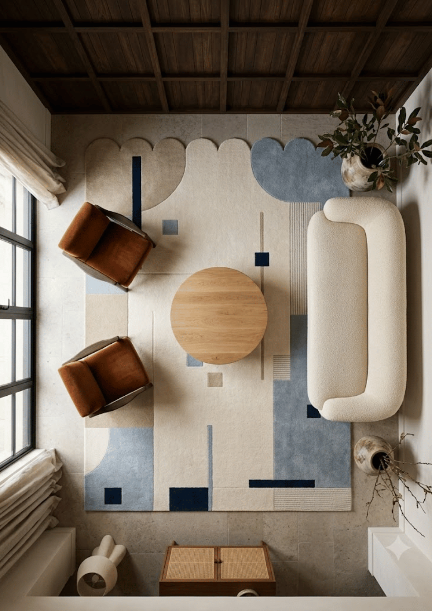 Woolen Handtufted Carpet _ Ebb