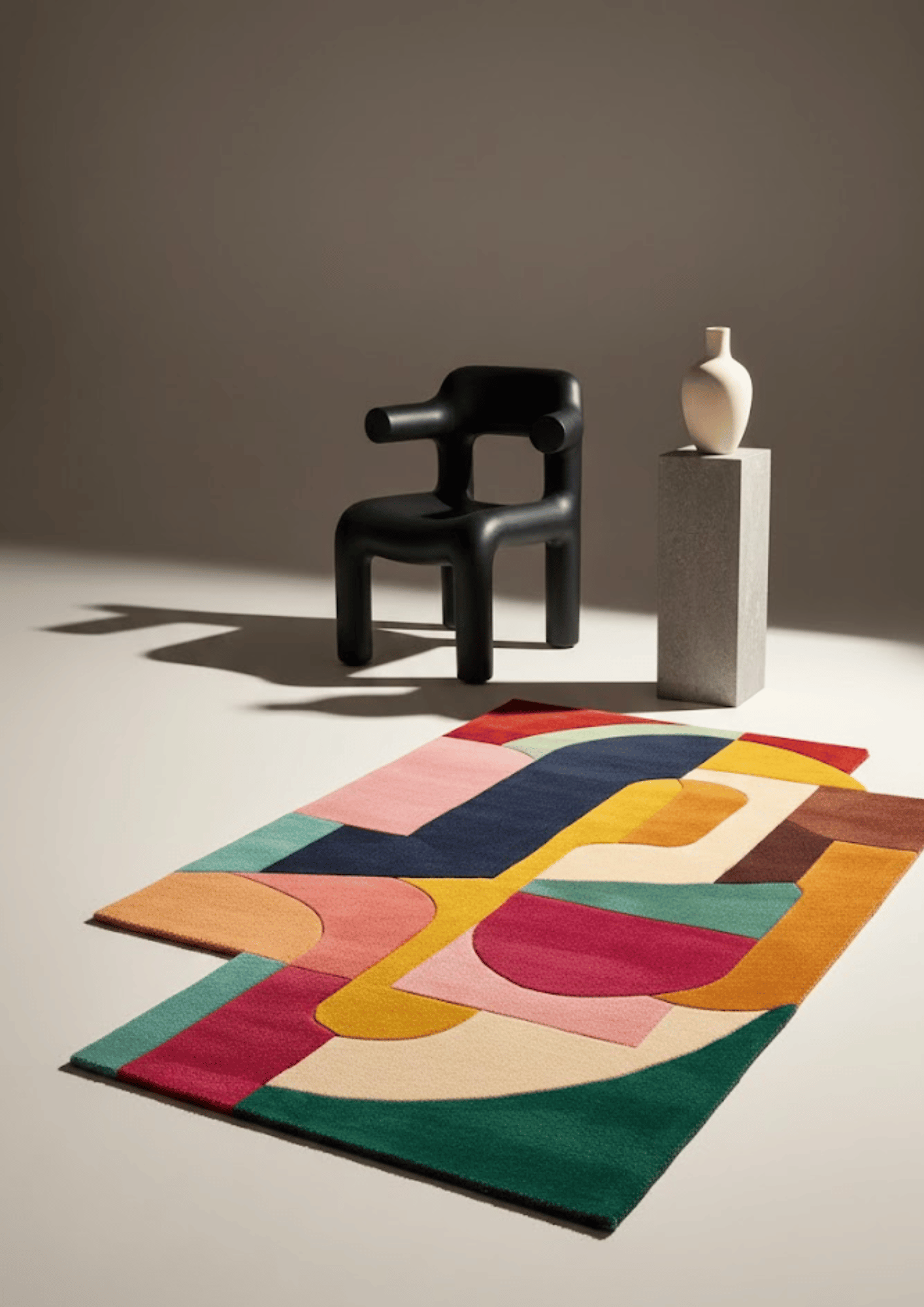 Wool Handtufted Carpet _  Éclat des Couleurs