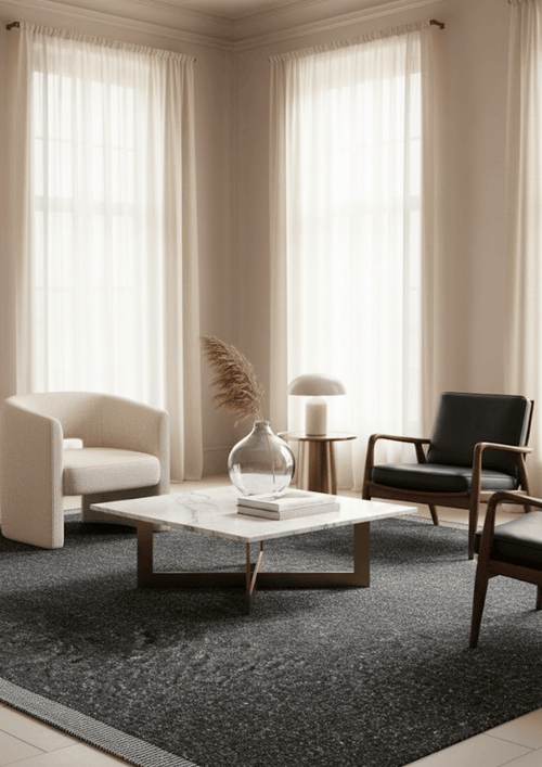 Bamboo Silk Handwoven Rug _ Aion