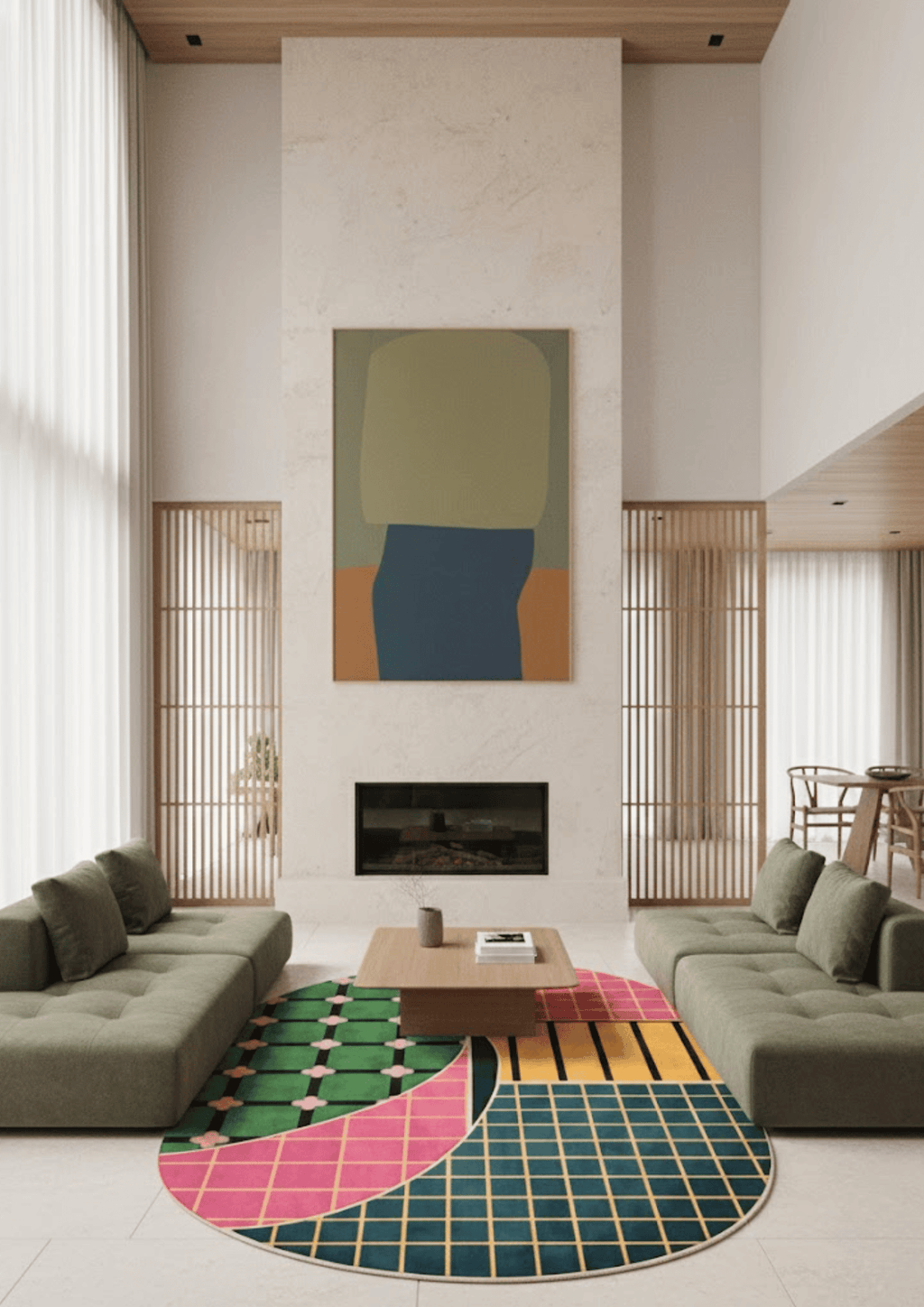 Woolen Handtufted Carpet_ Rangmanch