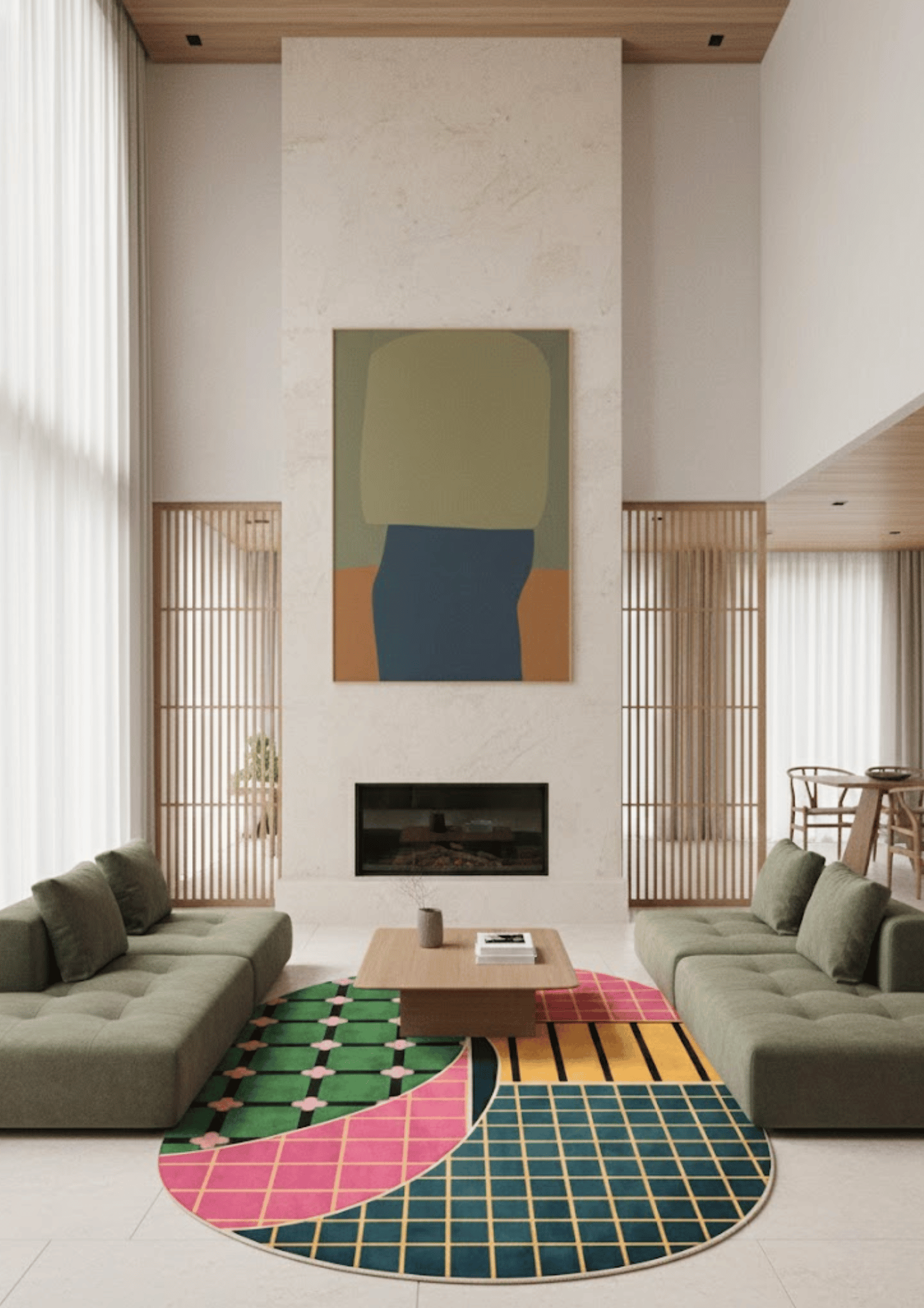 Woolen Handtufted Carpet_ Rangmanch