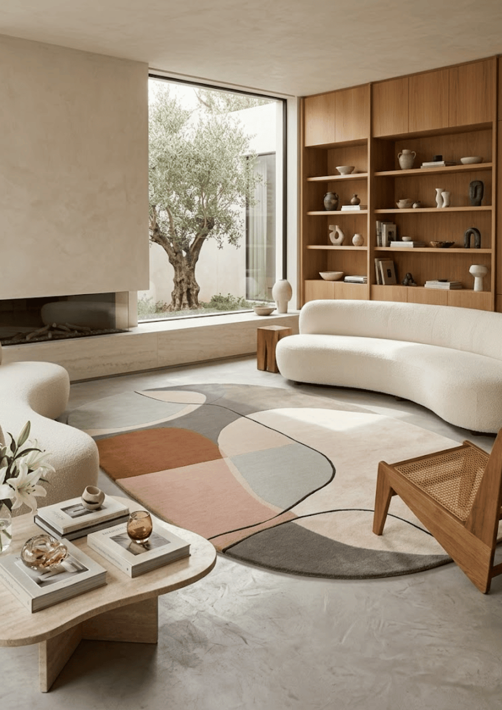 Woolen Handtufted Carpet_Pastel Pathways