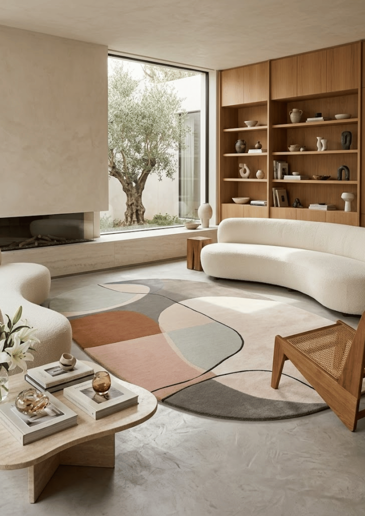 Woolen Handtufted Carpet_Pastel Pathways