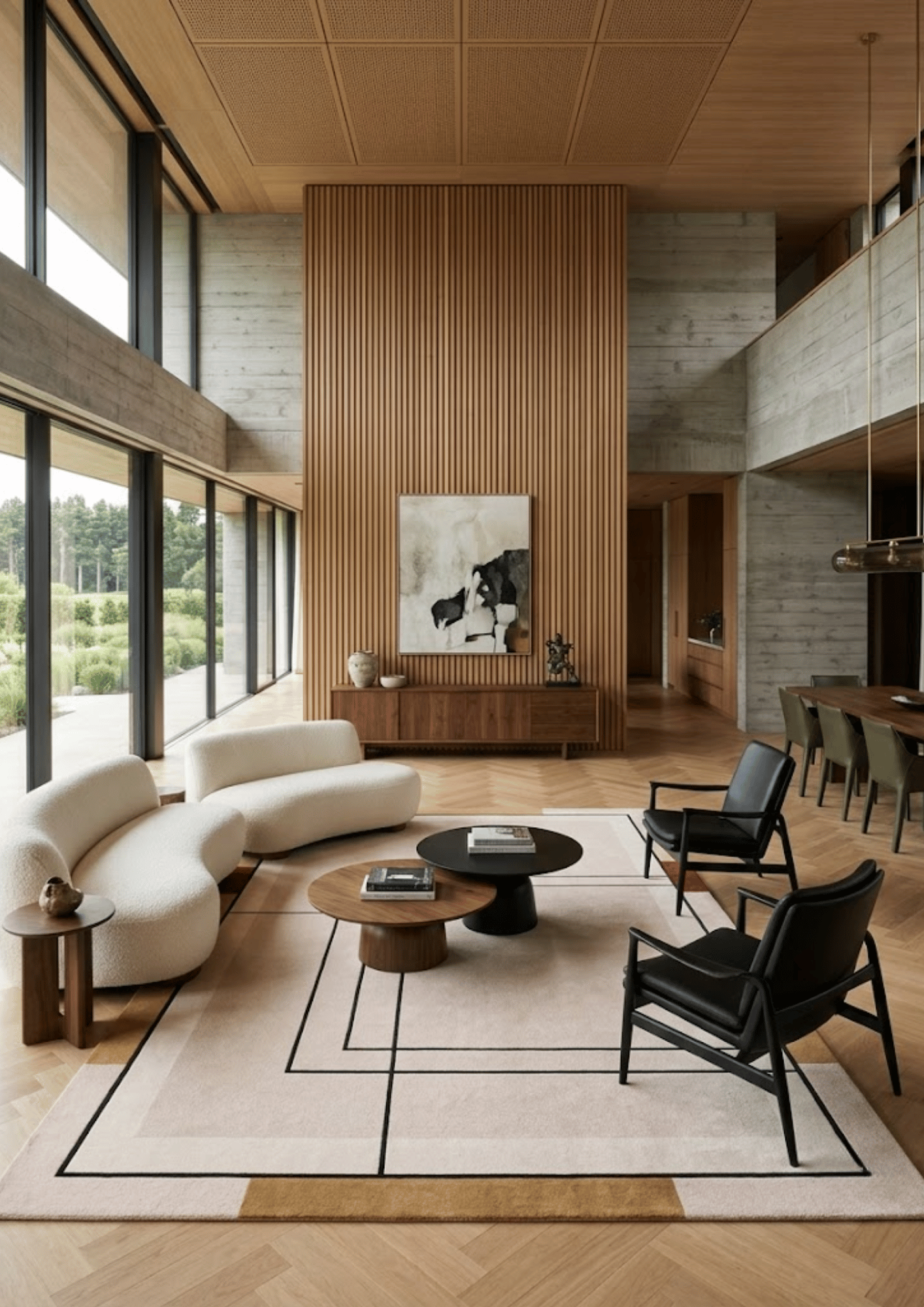Woolen Handtufted Carpet_ Sutra Grid