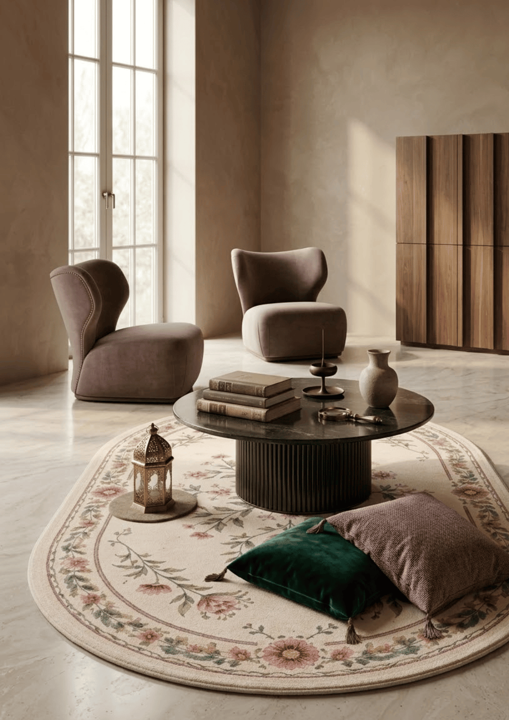 Woolen Handtufted Carpet_  Phool Saanjh