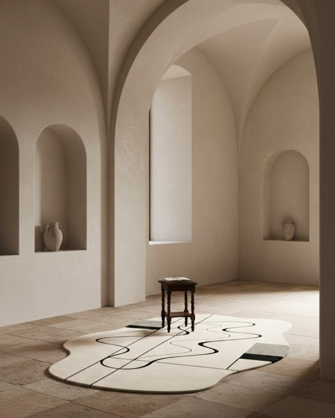 Woolen Handtufted Carpet_ Rekhantar