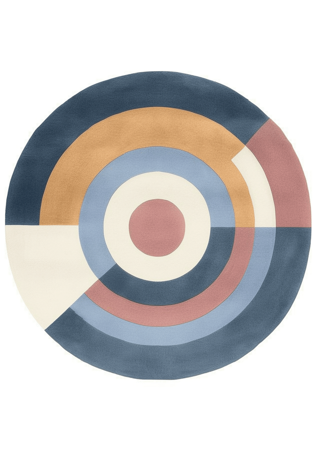 Round Woolen Handtufted Carpet _Aether