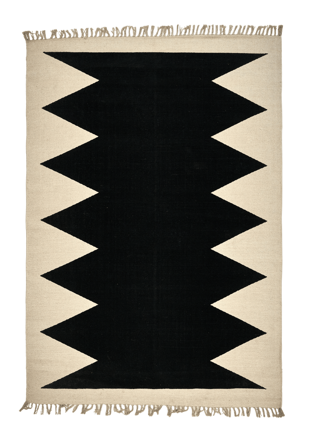 Cotton HandWoven Print Dhurrie - Nivasa