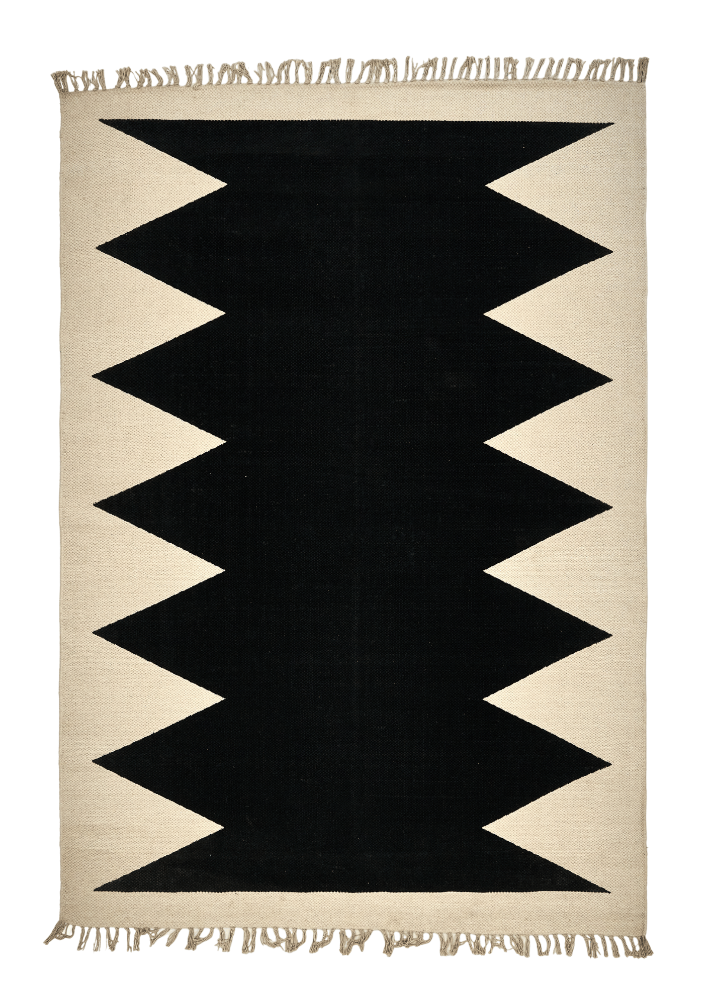 Cotton HandWoven Print Dhurrie - Nivasa