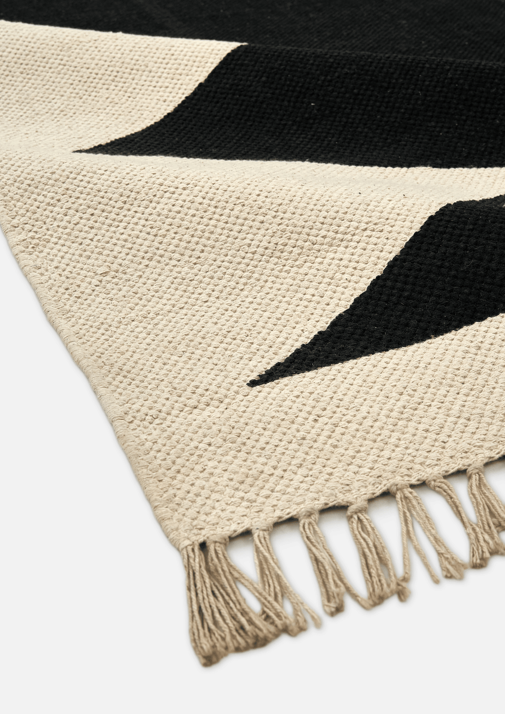 Cotton HandWoven Print Dhurrie - Nivasa