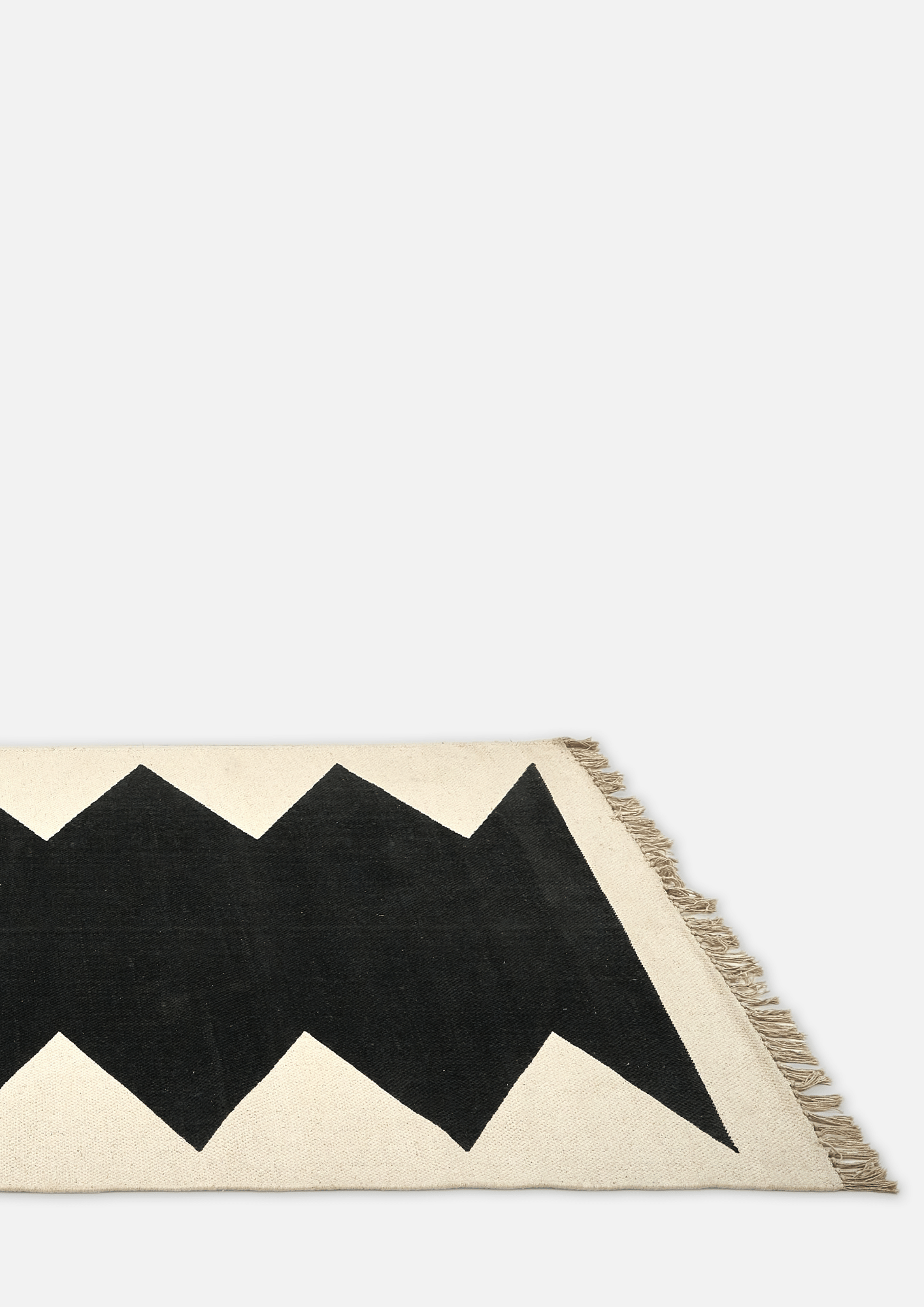 Cotton HandWoven Print Dhurrie - Nivasa