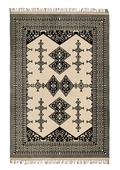 Cotton HandWoven Print Dhurrie - Sthira