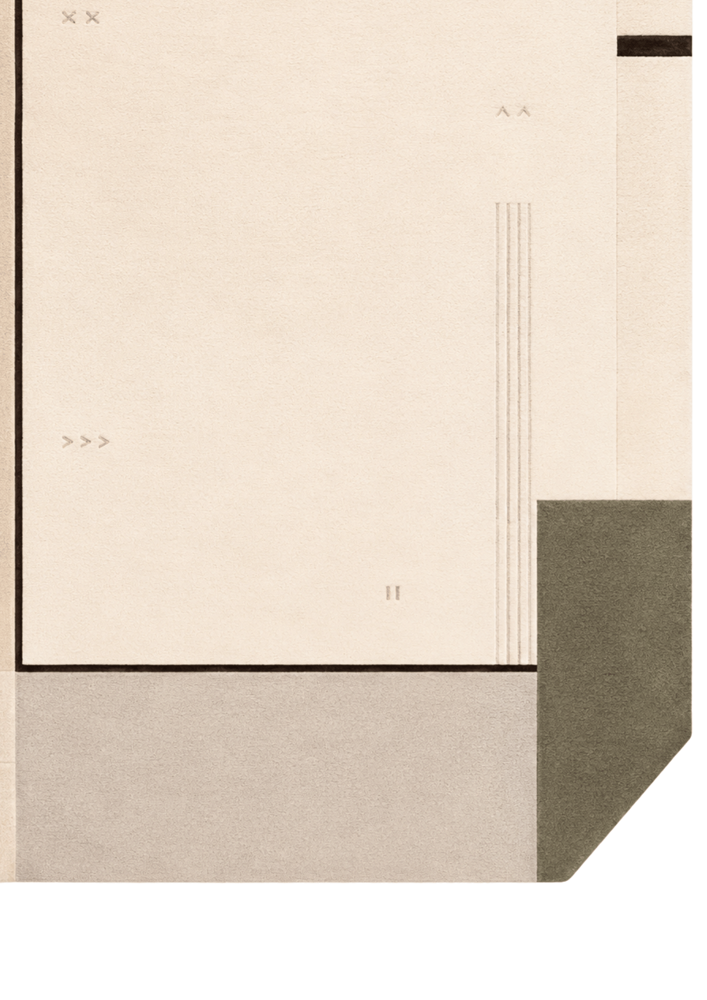 Woolen Handtufted Carpet _ Glyph Stone