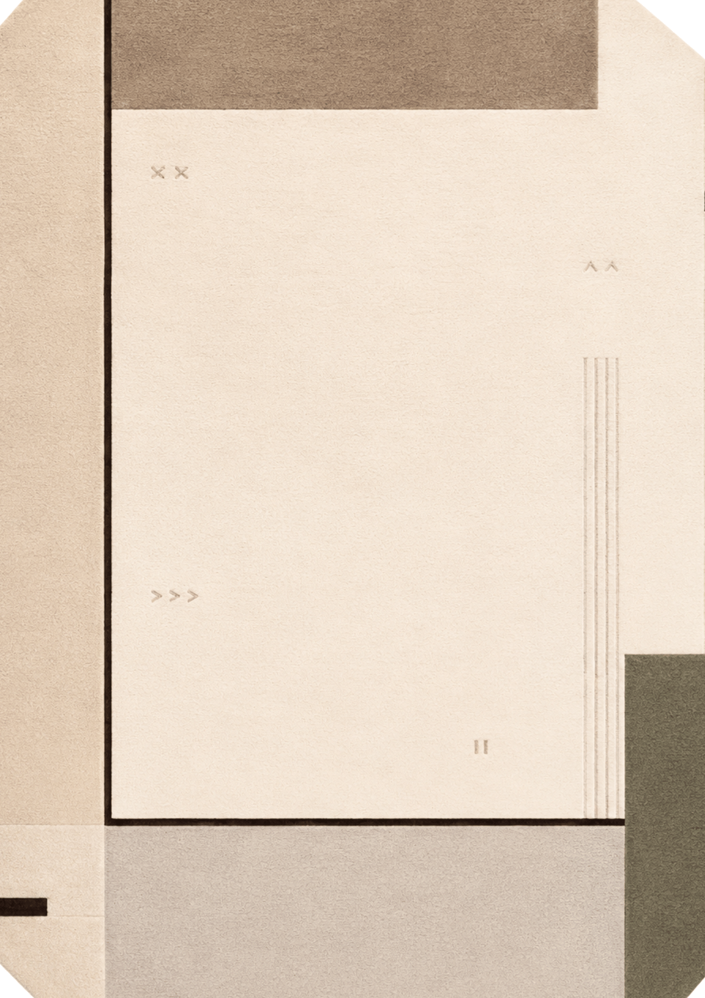 Woolen Handtufted Carpet _ Glyph Stone