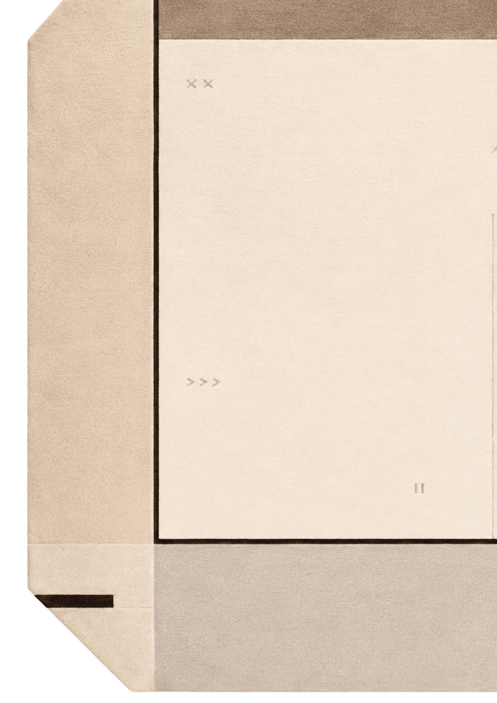 Woolen Handtufted Carpet _ Glyph Stone