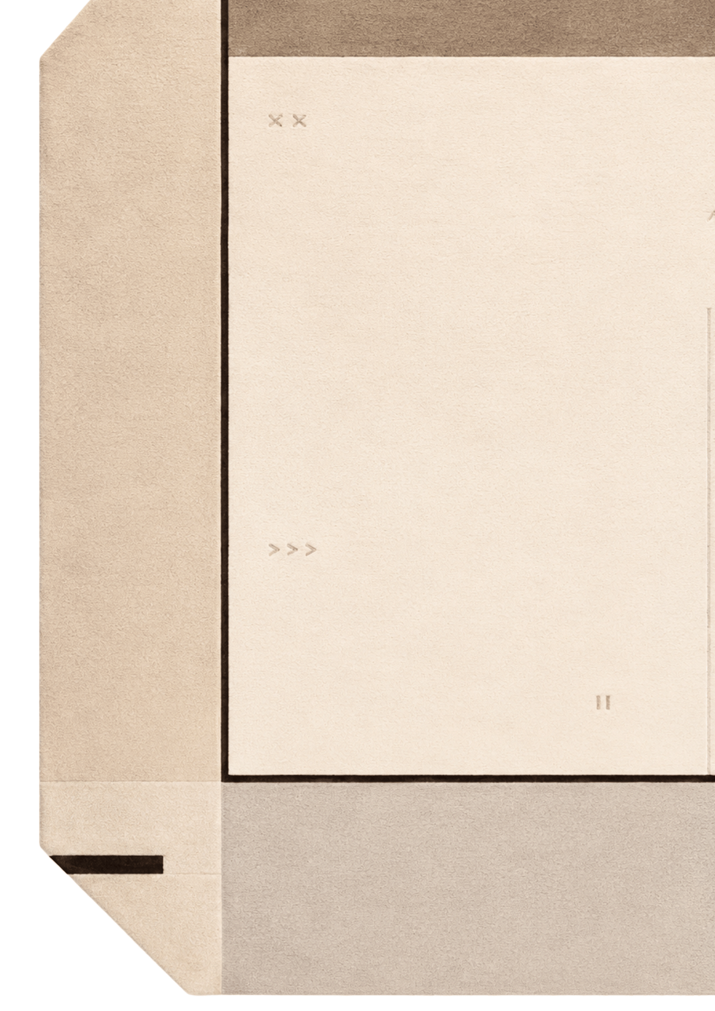 Woolen Handtufted Carpet _ Glyph Stone
