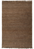 Hemp Handwoven Rug: Panja Choco