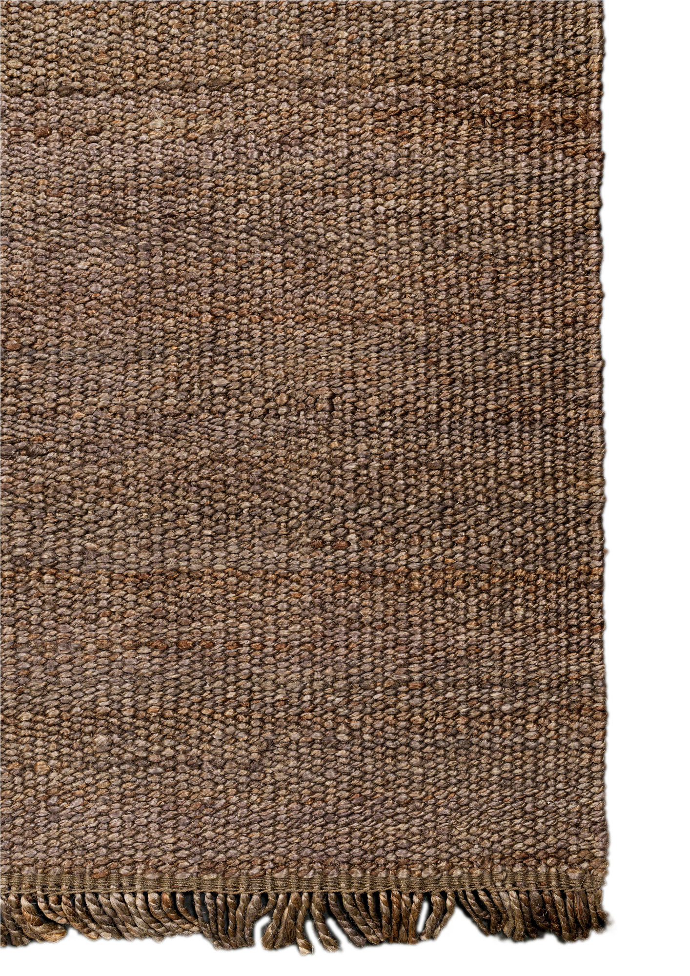 Hemp Handwoven Rug: Panja Choco