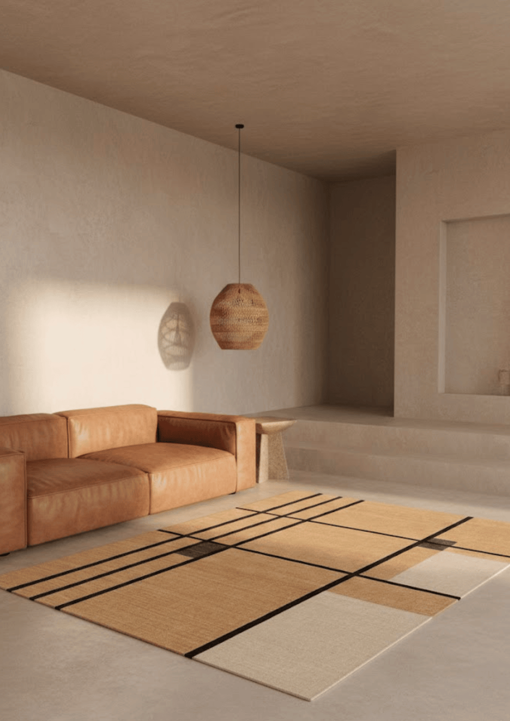 Hemp Handwoven Panja Rug_ Ruteline