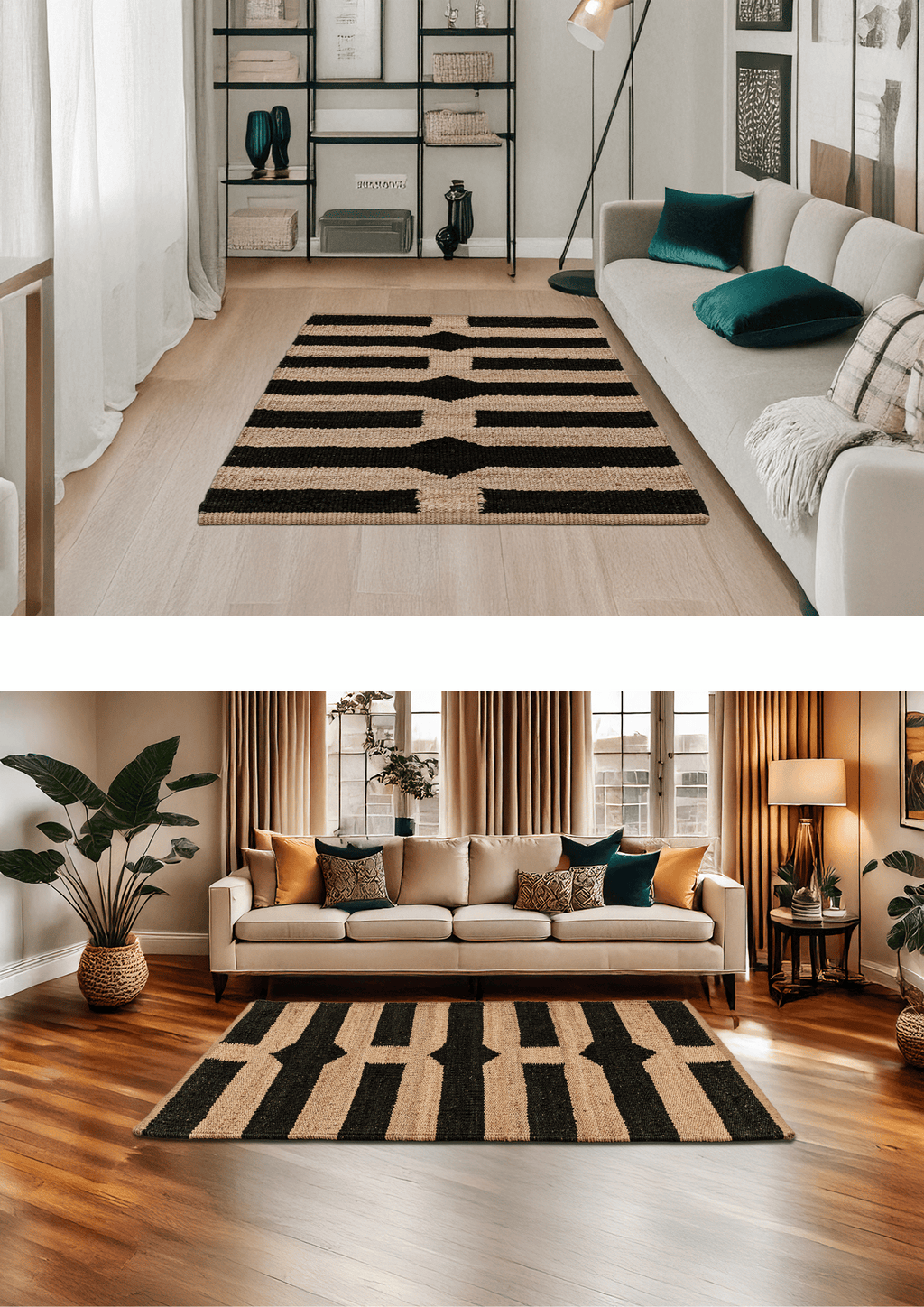Hemp Handwoven Rug_Dhwani