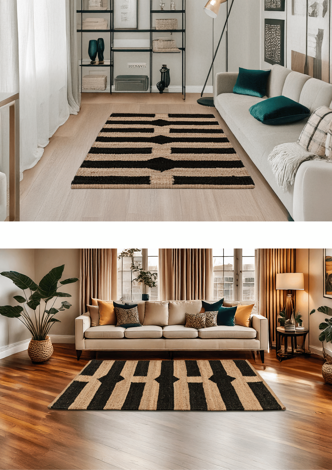 Hemp Handwoven Rug_Dhwani