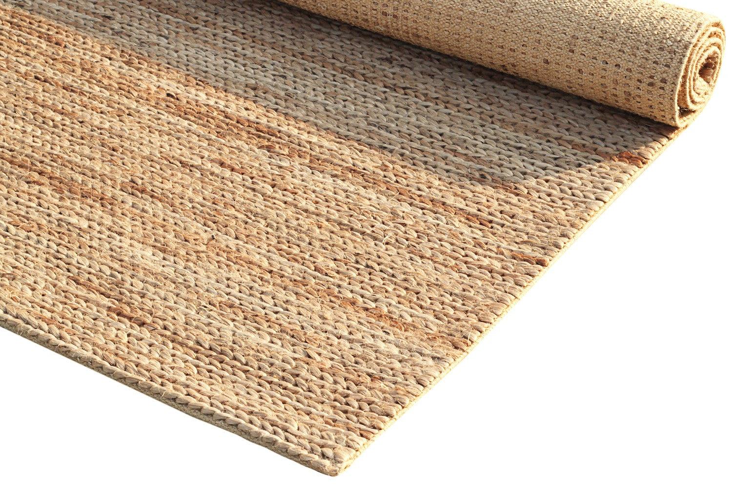 Hemp HandWoven Rug - Braided Pony