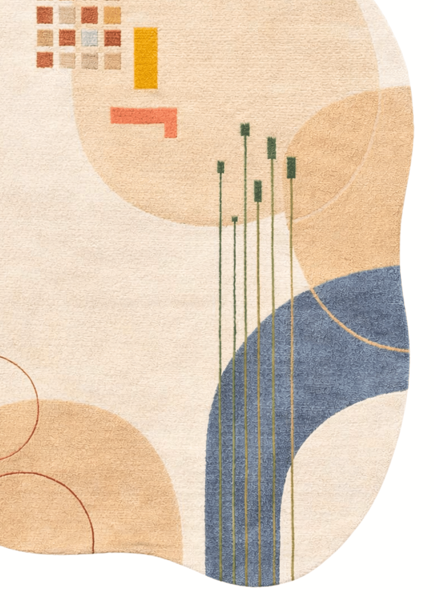 Woolen Handtufted Carpet - Ligne Serein