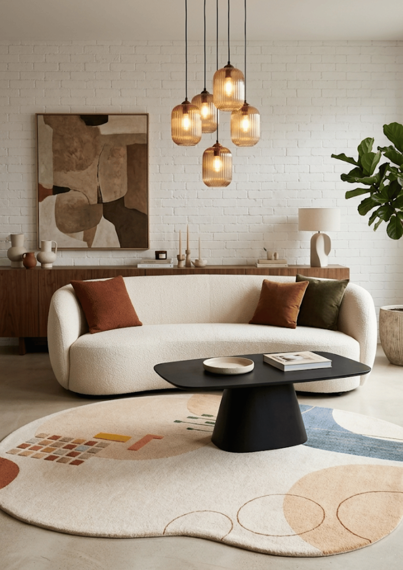Woolen Handtufted Carpet - Ligne Serein
