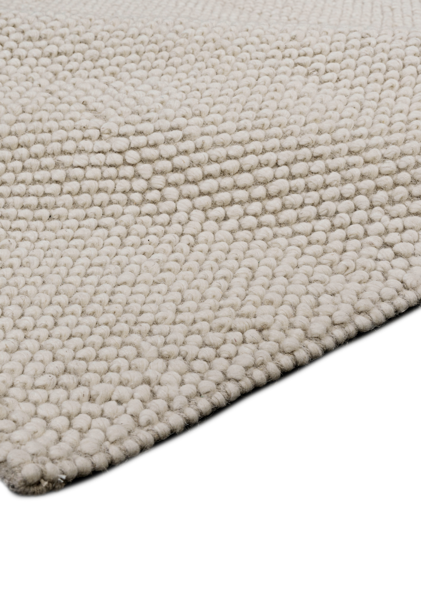 Wool HandWoven Rug: Popcorn Loop