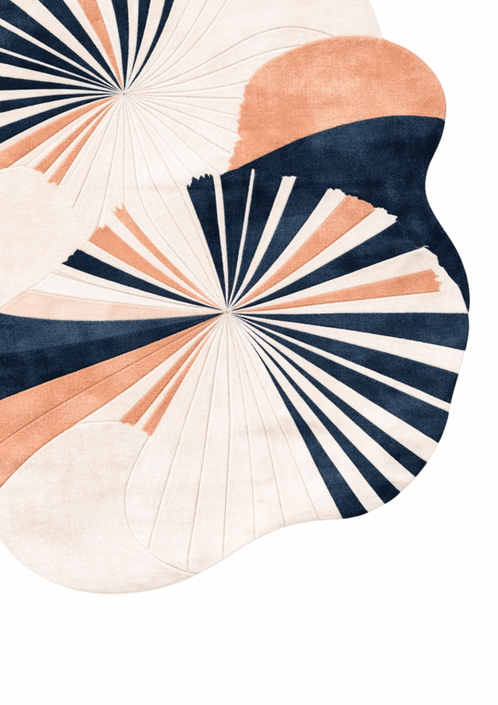 Blended Wool & Viscose Hand Tufted Carpet -  Nova Lines