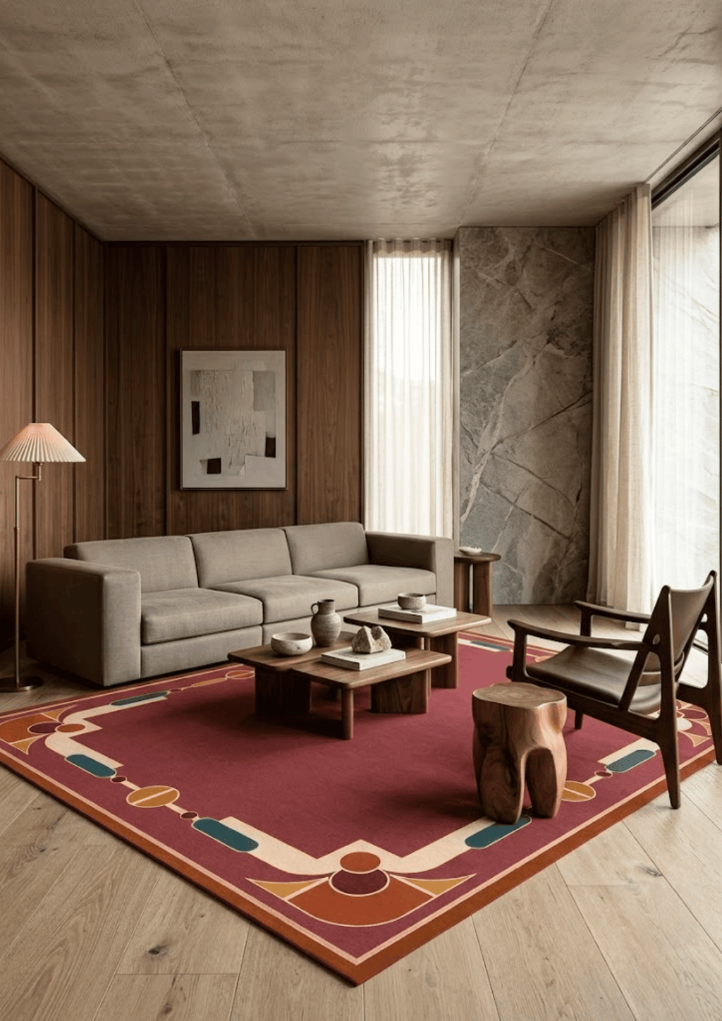 Woolen Handtufted Carpet _ Odeon