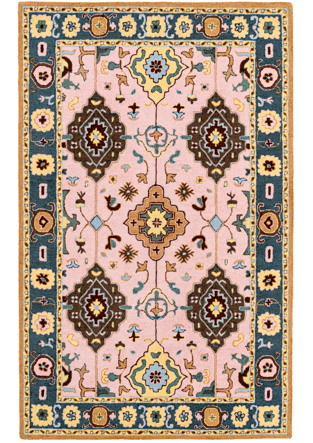 Wool Handtufted Carpet : Ottoman Splendor