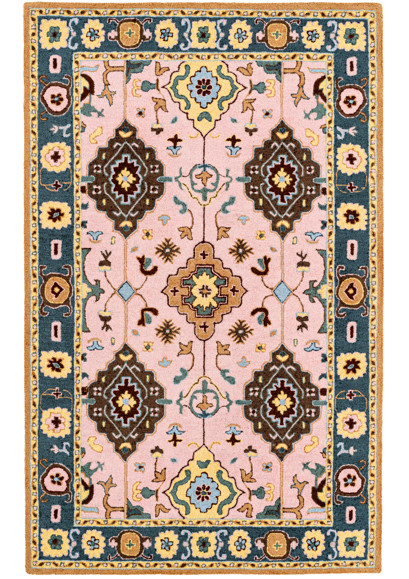 Wool Handtufted Carpet : Ottoman Splendor