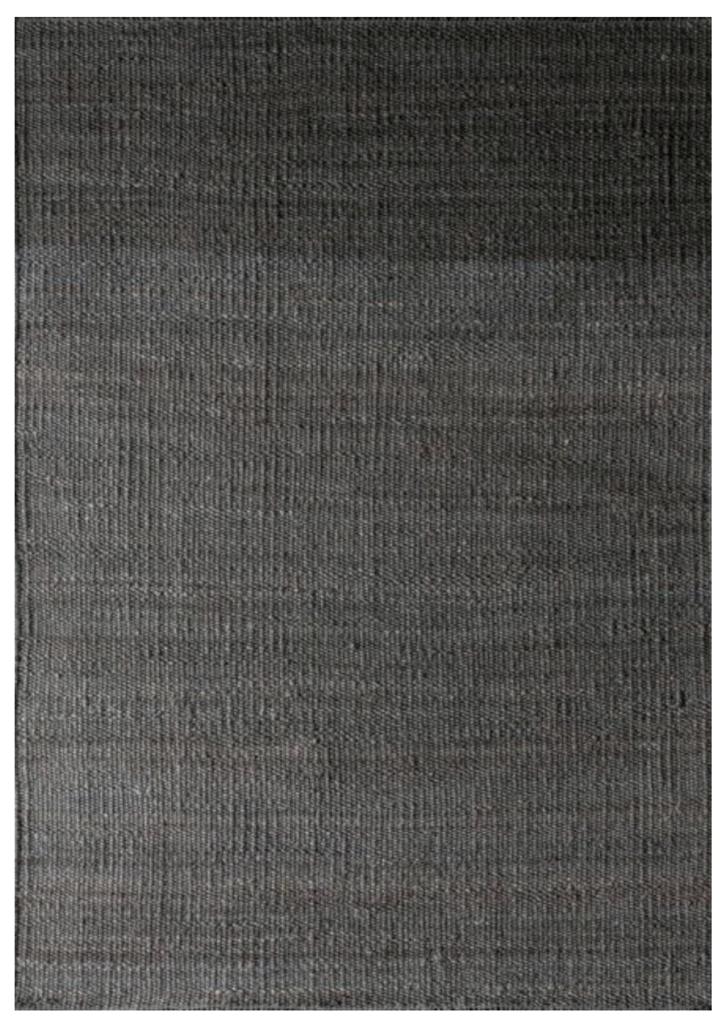 Hemp Handwoven Rug: Panja Graphite