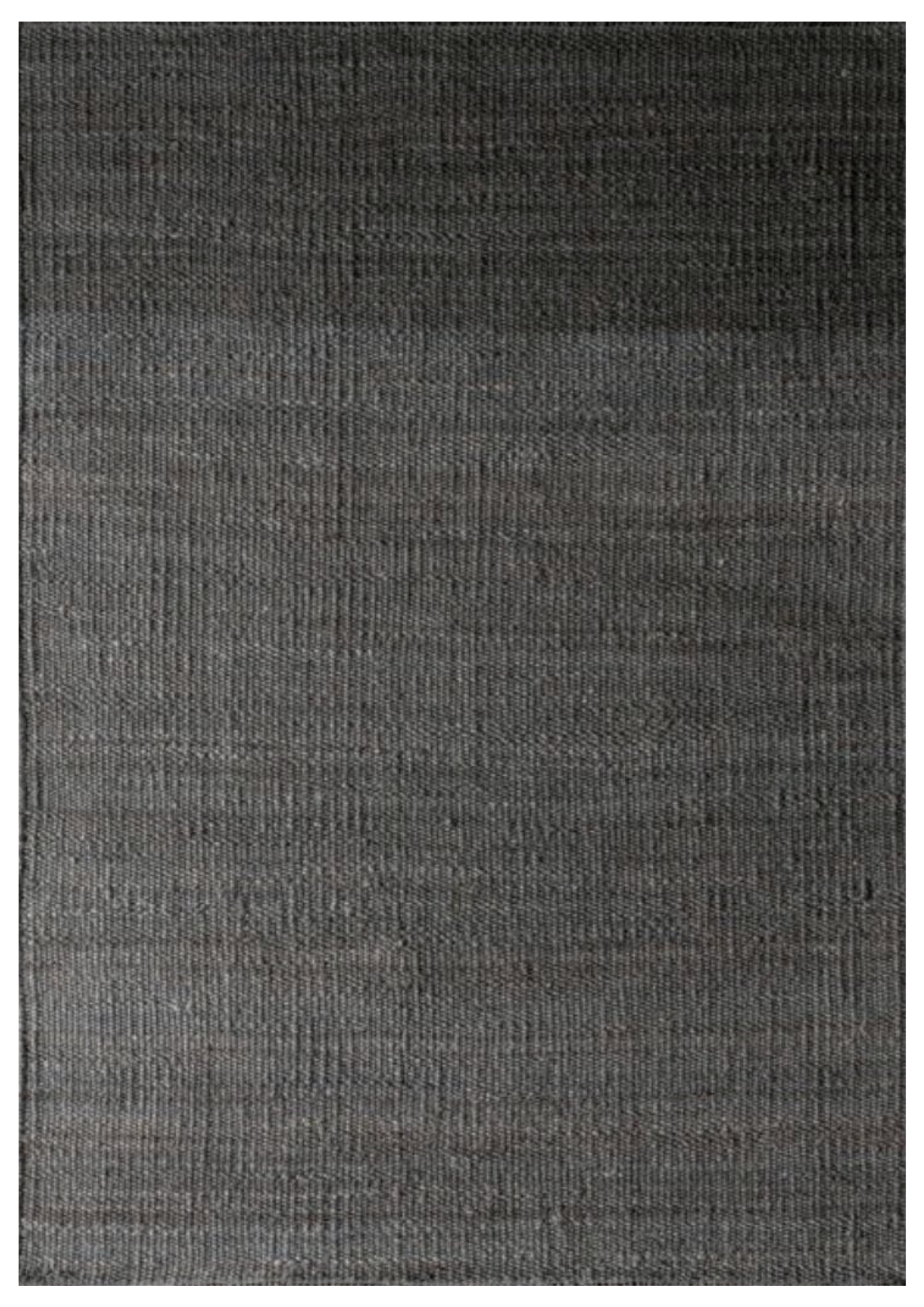 Hemp Handwoven Rug: Panja Graphite