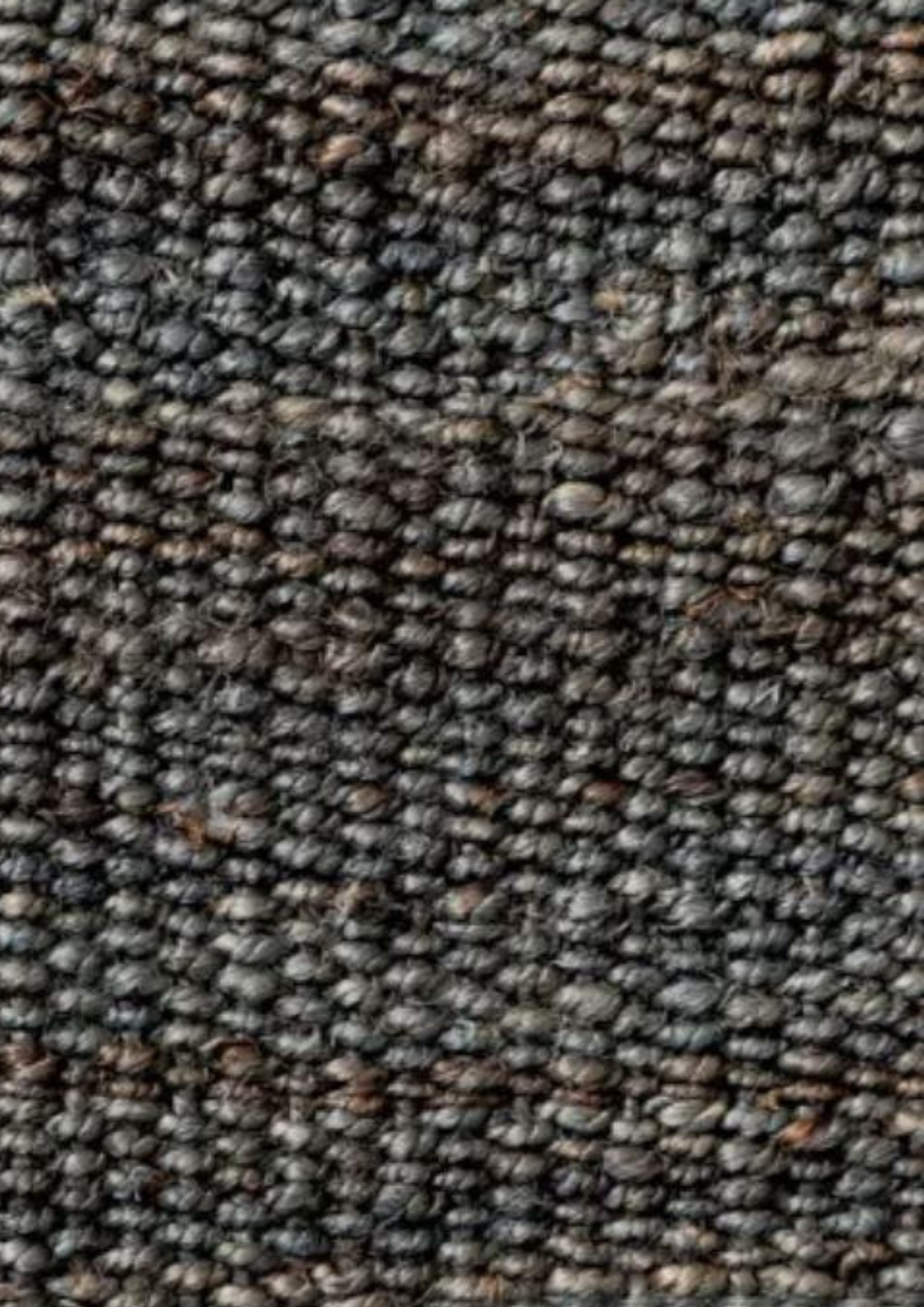 Hemp Handwoven Rug: Panja Graphite