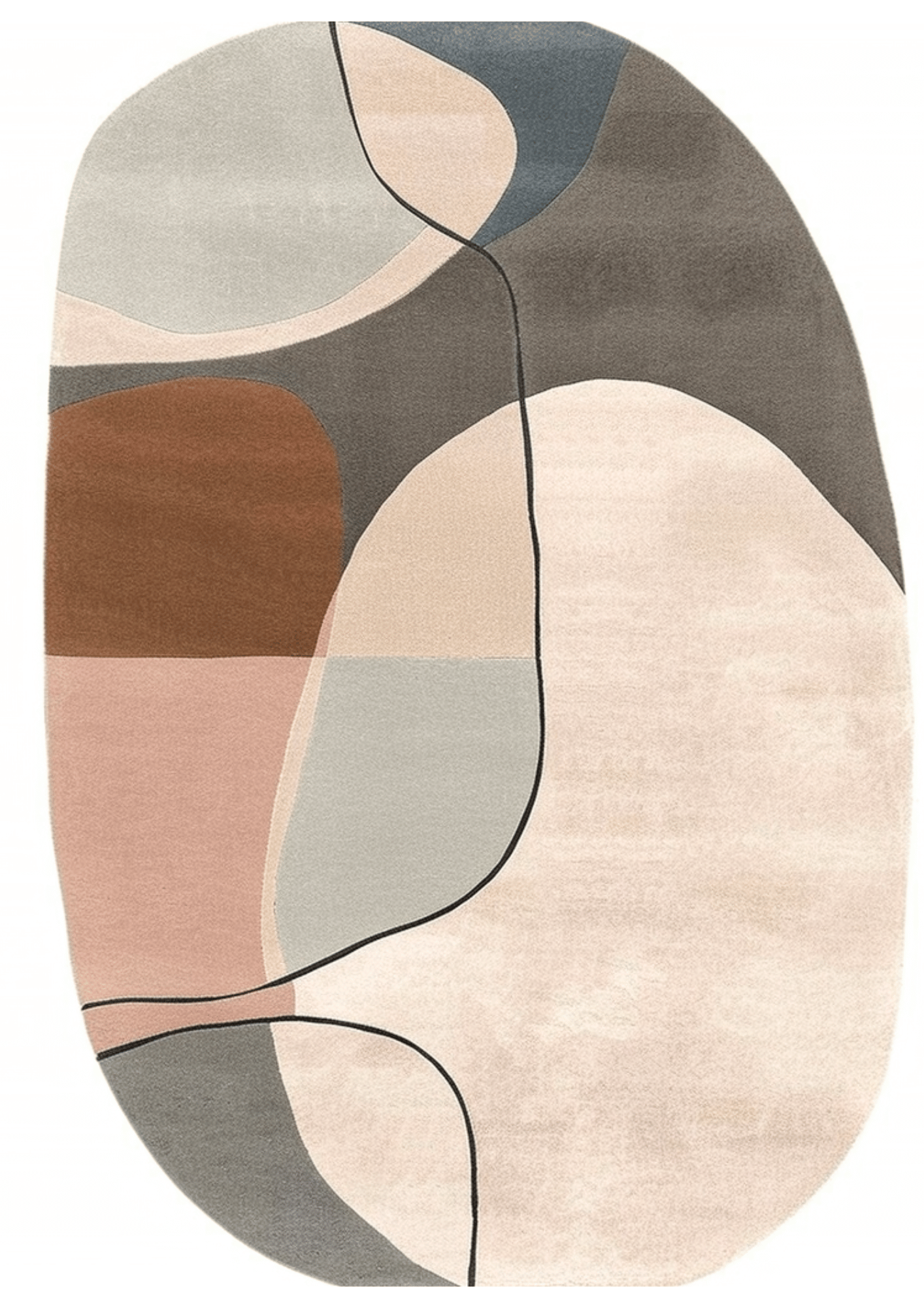 Woolen Handtufted Carpet_Pastel Pathways